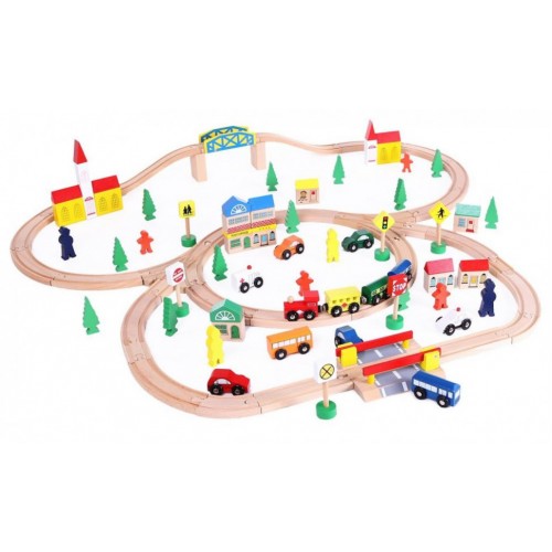 Игровой набор Eco Toys дорога 100 предметов (HJD93950A)) в Минске
